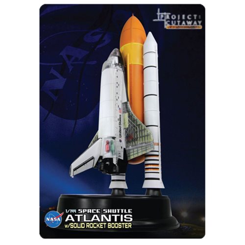 Space Shuttle Atlantis with Solid Rocket Booster 1:144 Scale Model Kit